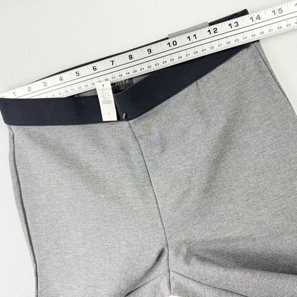 New TALBOTS Soho Ankle Pants Size 6, Heather Gray, High Waist NWT - Picture 6 of 8